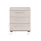 Contemporary 3 drawer bedside table with spacious storage