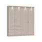 Wiemann Kempton 200cm 4 Door Wardrobe with Drawers