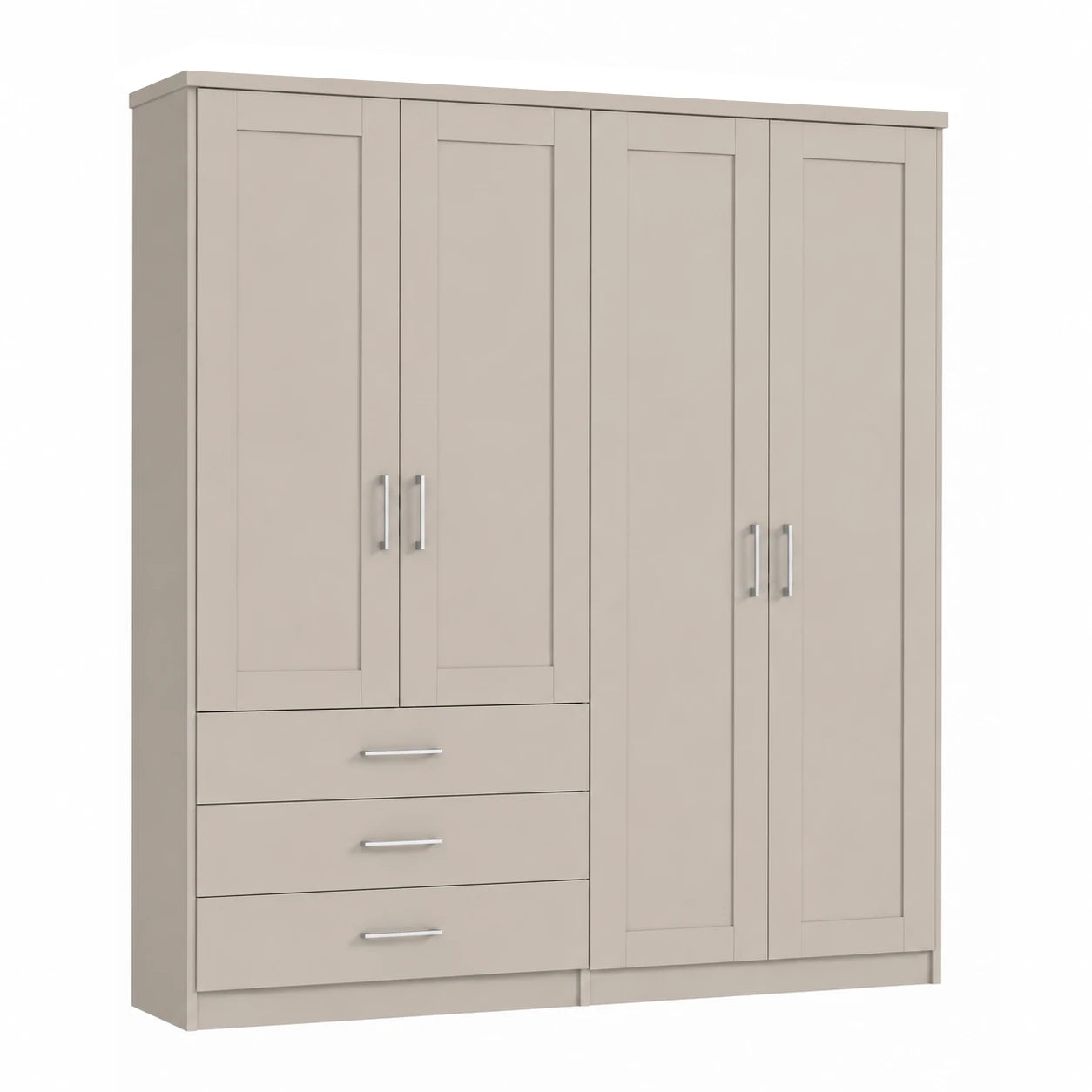 Wiemann Kempton 200cm 4 Door Wardrobe with Drawers