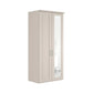 Wiemann Kempton White 2 Door Hinged Wardrobe with Mirror on Right Door