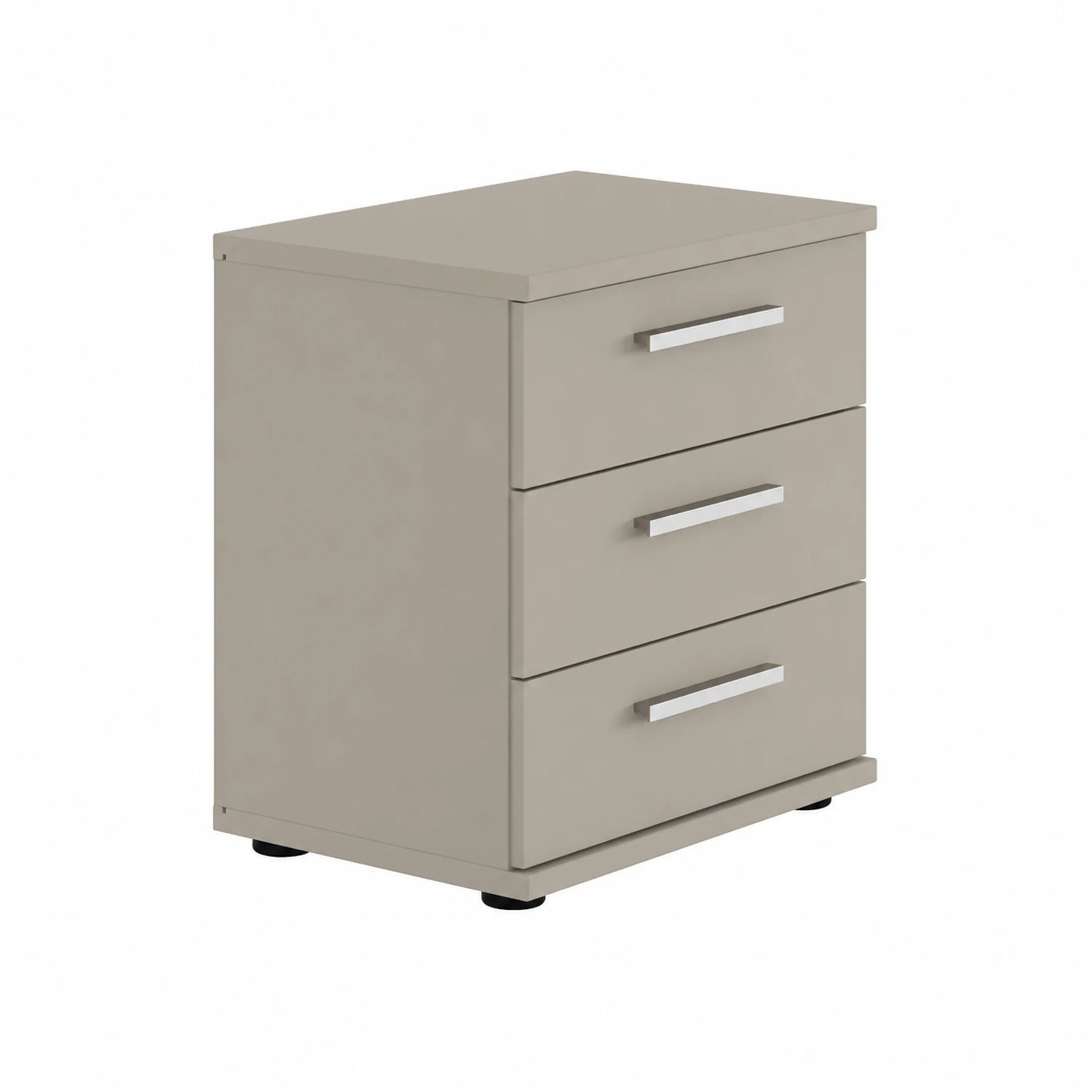 Wiemann bedside table in Pebble Grey with assembled delivery