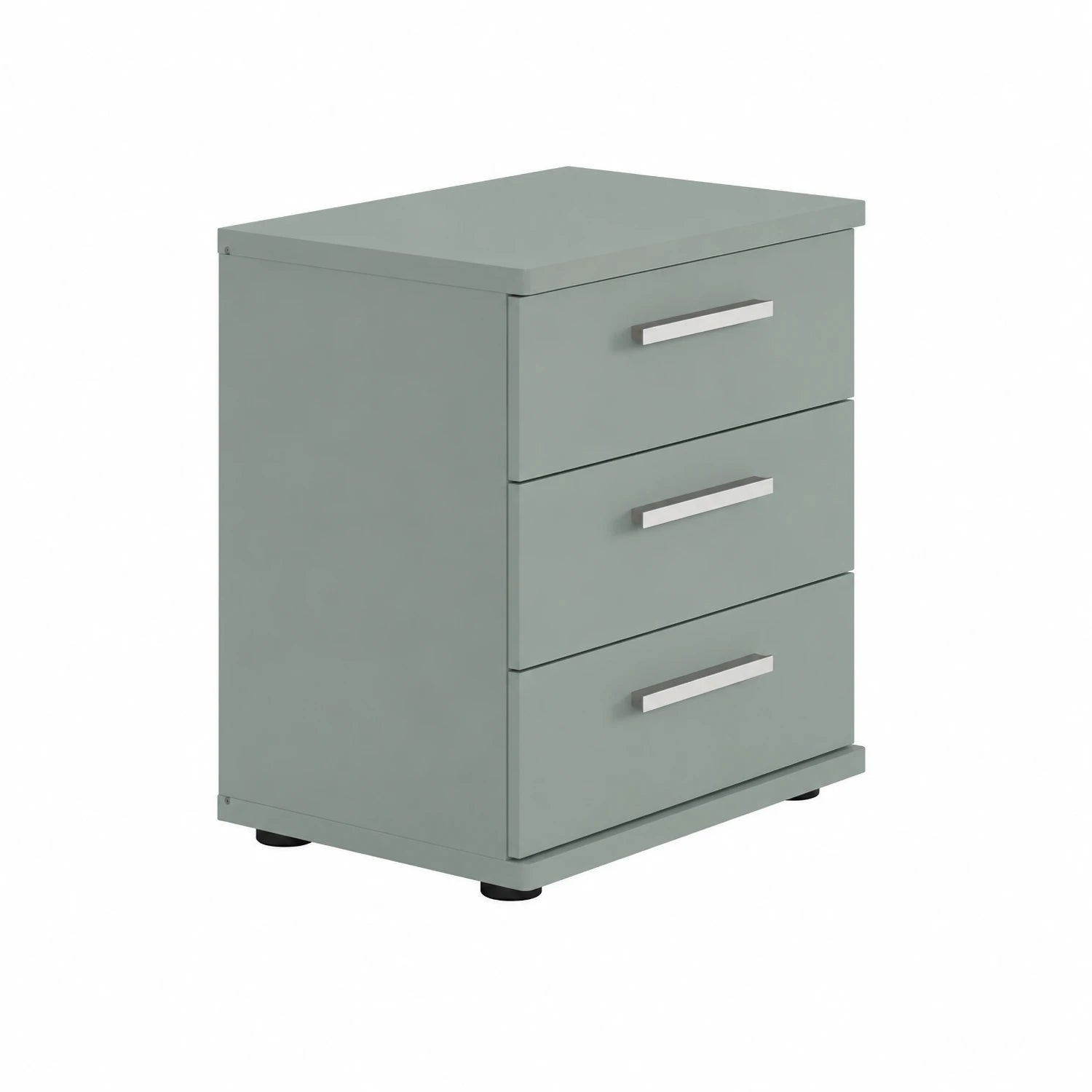 Wiemann Kempton 3 drawer bedside table in Sage Green finish