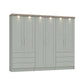 Wiemann Kempton 300cm 6 Door Wardrobe with 6 Drawers