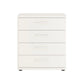 Shop the Wiemann Kempton White 4 drawer Large chest. Available in 4 colours with optional Nordic Oak top and delivered assembled.
