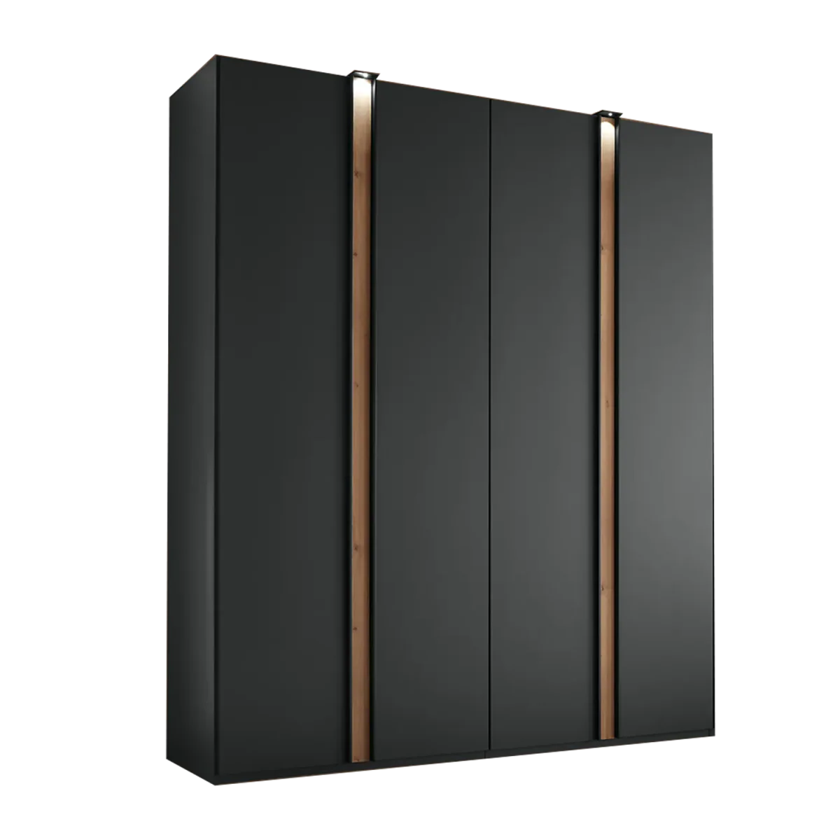 Wiemann Laguna 200cm Graphite 4 Door Wardrobe 