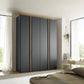 Wiemann Laguna 200cm Graphite 4 Door Wardrobe 