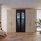 Wiemann Manchester Champagne 6 Doors Hinged Wardrobe - 300cm