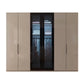 Wiemann Manchester Champagne 6 Doors Hinged Wardrobe - 300cm
