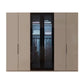 Wiemann Manchester Champagne 6 Doors Hinged Wardrobe - 300cm
