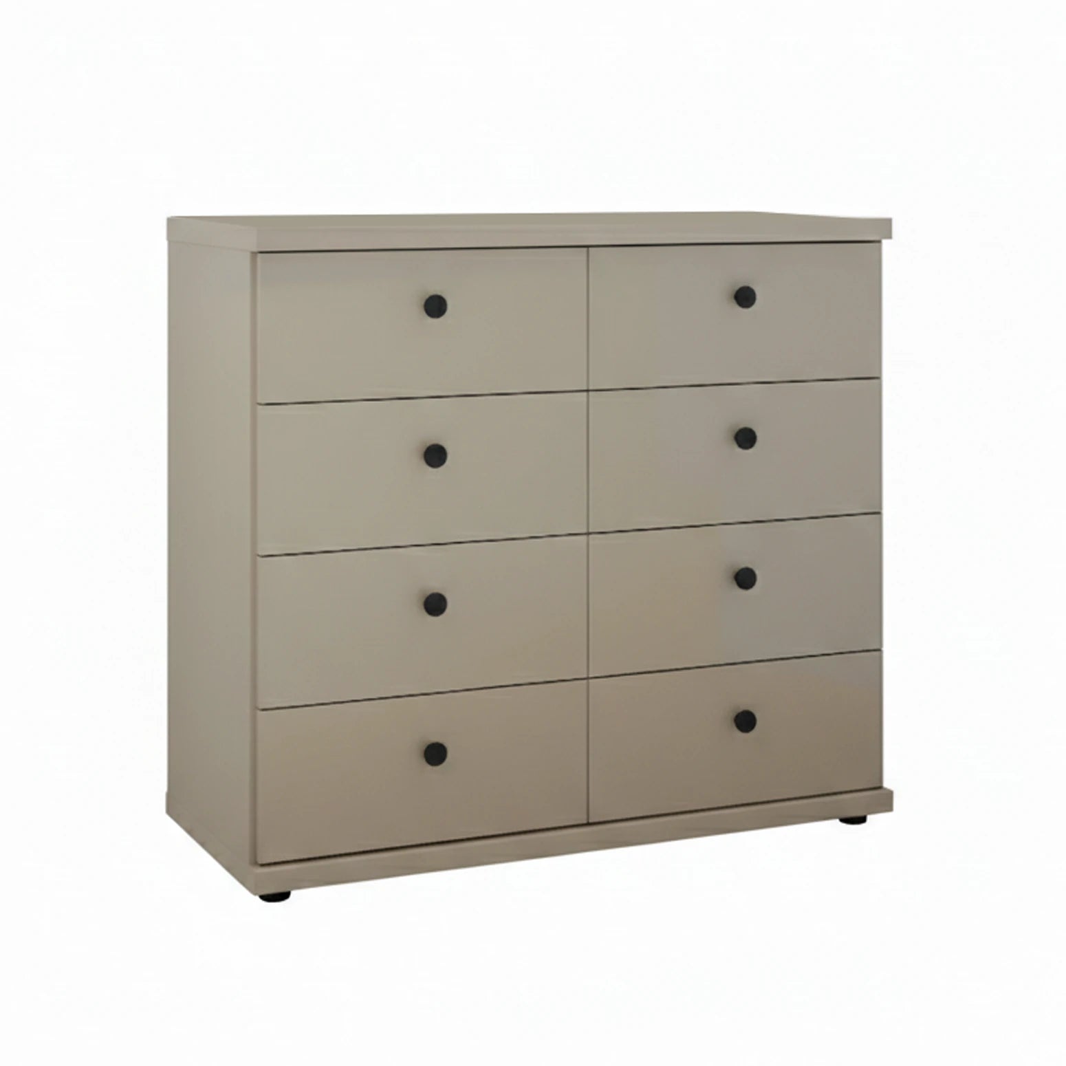 Wiemann Marlo 8 Drawer Large Chest in Pebble Grey