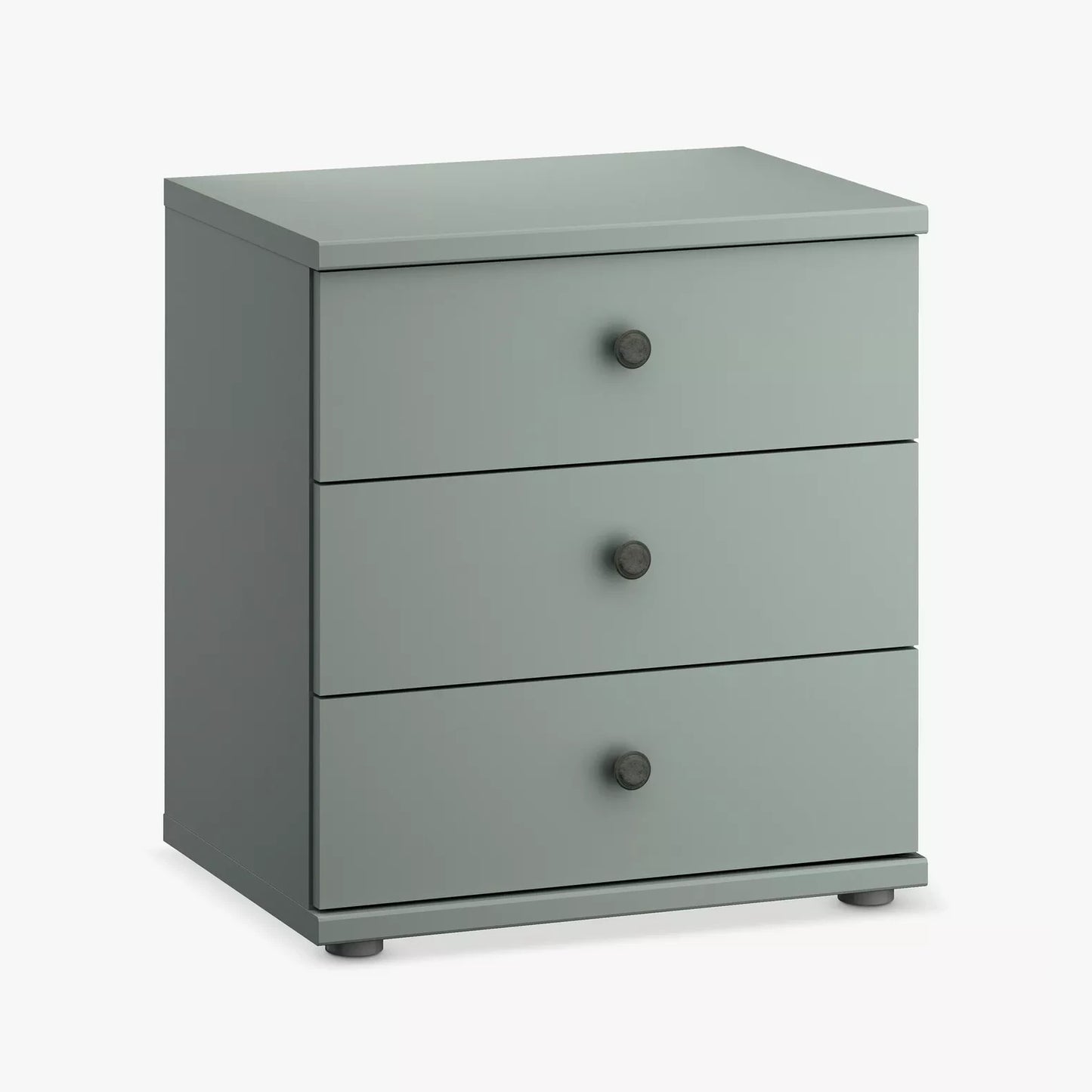 Wiemann Marlo 3 Drawer Bedside Cabinet in Sage Green colour