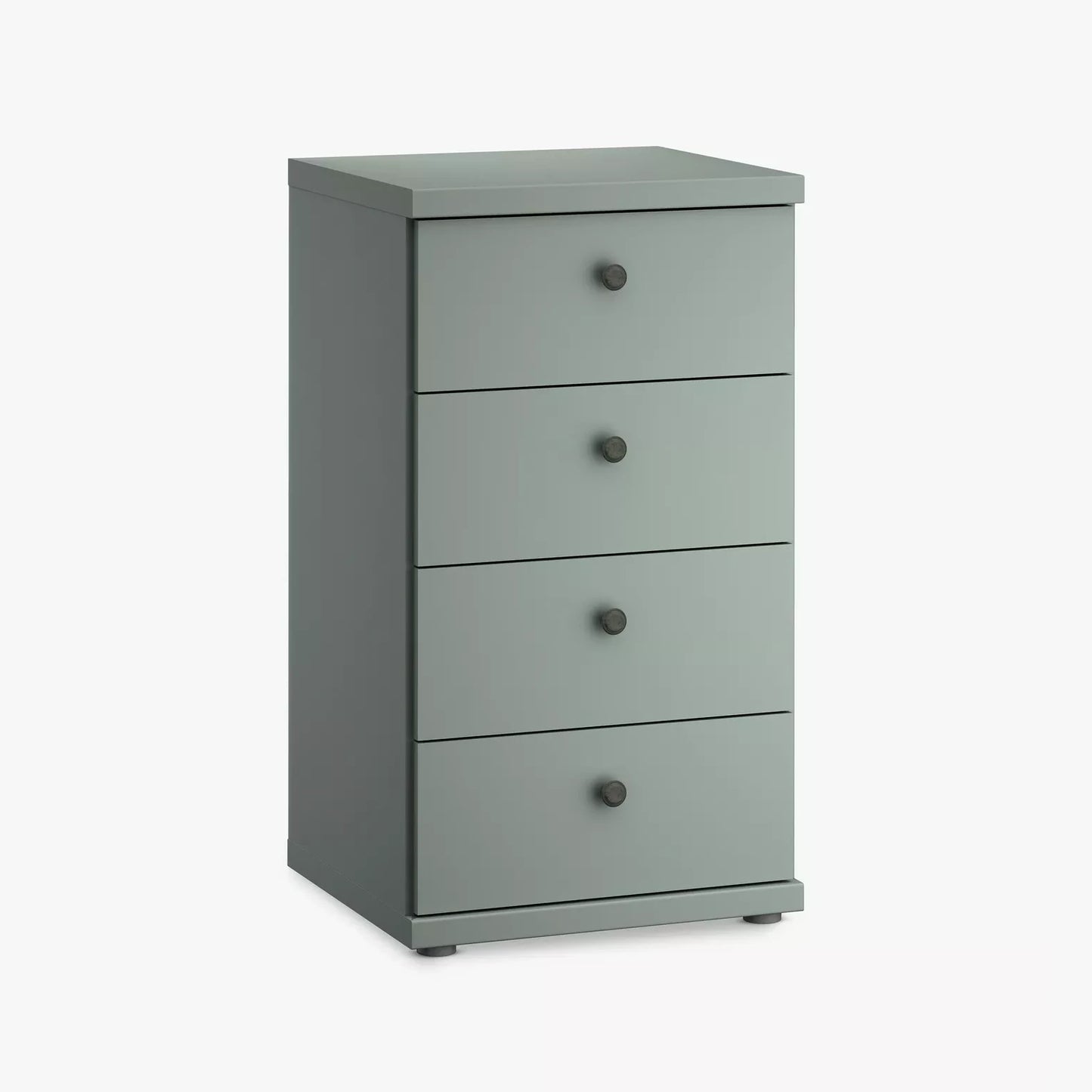 Wiemann Marlo 4 Drawer Narrow Chest with round knob handles in Sage Green