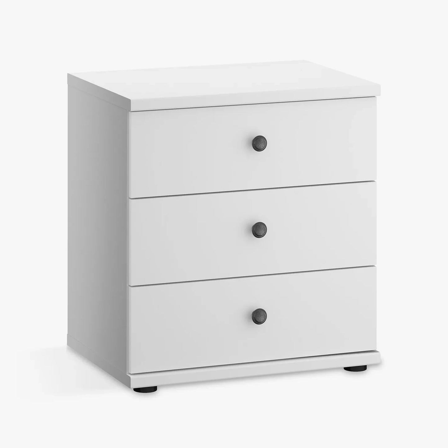 Wiemann Marlo 3 Drawer Bedside Cabinet in White colour