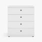 Wiemann White Marlo 4 Drawer Wide Chest