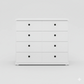 Wiemann Marlo 8 Drawer Large Chest in White