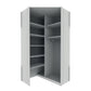 Wiemann Monaco 1000 Large Corner Wardrobe - 3 Door Combination - Internal Compartment