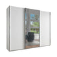 Wiemann Monaco 3000 White sliding door wardrobe with mirror 