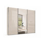 Wiemann Monaco 3000 Champagne Glass Sliding Door Wardrobe with Mirror