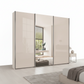 Shop the Wiemann Monaco 3000 Champagne Glass Sliding Door Wardrobe with Mirror. Available in multiple sizes with free delivery and assembly.