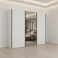 Wiemann Monaco 3000 White Sliding Door Wardrobe with Mirror 