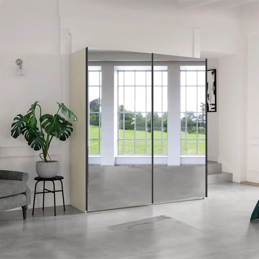 Wiemann Oxford 200cm Full Mirror Sliding Wardrobe 