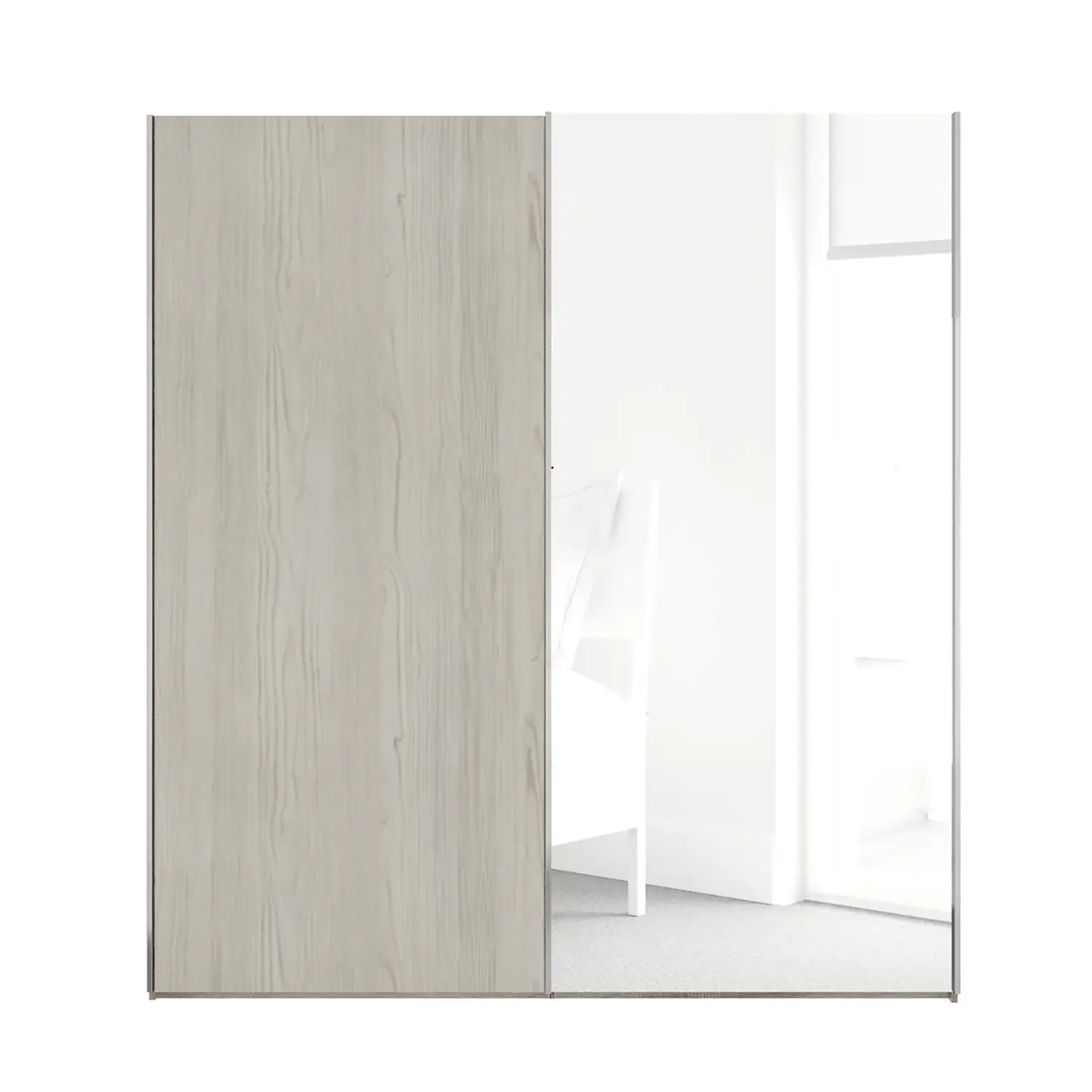 Wiemann Oxford 2 Door Sliding 150 cm Wardrobe with Mirror