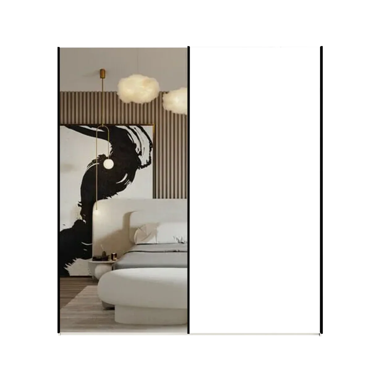 Wiemann Oxford 2 Door Sliding 200 cm Wardrobe with Mirror 