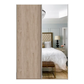 Wiemann Oxford 2 Door Sliding 150cm Holm Oak Wardrobe with Mirror 