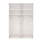 Wiemann Houston 150cm Graphite Glass & Mirror Sliding Wardrobe