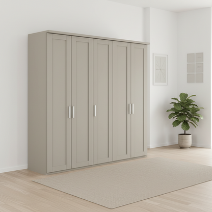Wiemann Kempton 250cm 5 Door Hinged Wardrobe