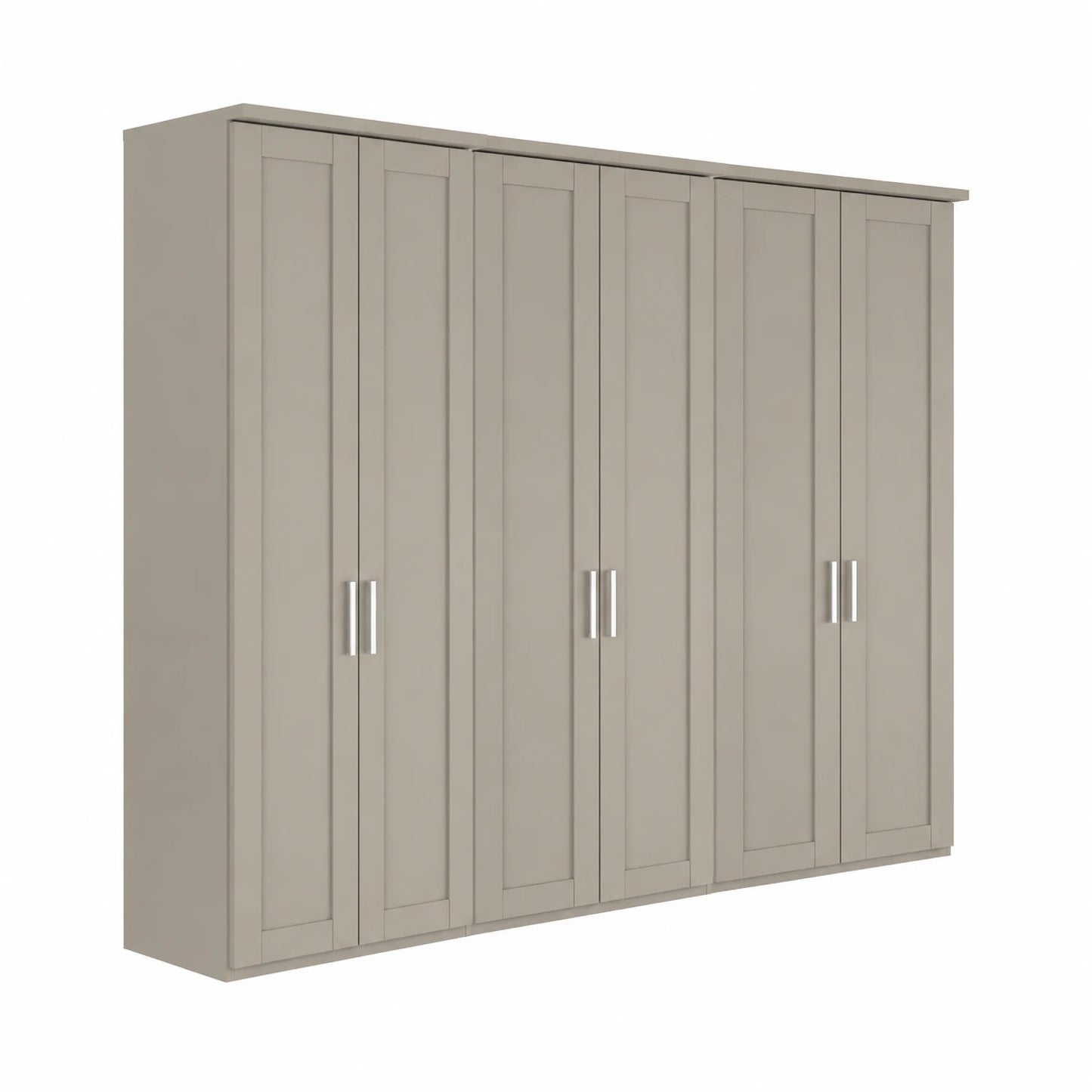 Wiemann Kempton 300cm 6 Door Hinged Wardrobe