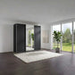 Wiemann Phoenix Lava 3 Door Sliding Wardrobe in Matte with Mirror