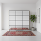 Wiemann Full Mirror Phoenix Matrix Champagne Carcase 3 Door Sliding Wardrobe - Front view