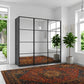 Wiemann Full Mirror Phoenix Matrix Lava Carcase 3 Door Sliding Wardrobe