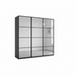 Wiemann Full Mirror Phoenix Matrix Lava Carcase 3 Door Sliding Wardrobe