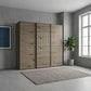 Wiemann Phoenix Nordic Oak Effect 3 Door Sliding Wardrobe