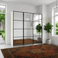 Wiemann Full Mirror Phoenix Matrix White Carcase 3 Door Sliding Wardrobe