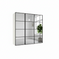 Wiemann Full Mirror Phoenix Matrix White Carcase 3 Door Sliding Wardrobe