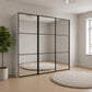 Wiemann Full Mirror Phoenix Meridian Champagne Carcase 3 Door Sliding Wardrobe