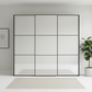 Wiemann Full Mirror Phoenix Meridian Lava Carcase 3 Door Sliding Wardrobe - Front view