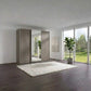Wiemann Phoenix Nordic Oak 3 Door Sliding Wardrobe with Mirror