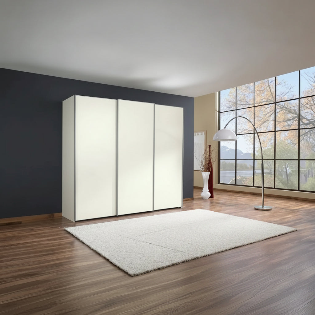 Wiemann Phoenix White 3 Door Sliding Wardrobe