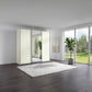 Wiemann Phoneix White 3 Door Sliding Wardrobe with Mirror