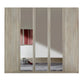 Wiemann Berlin Bristol Nordic Oak 5 Door Wardrobe with 3 Mirror Doors in the Middle  