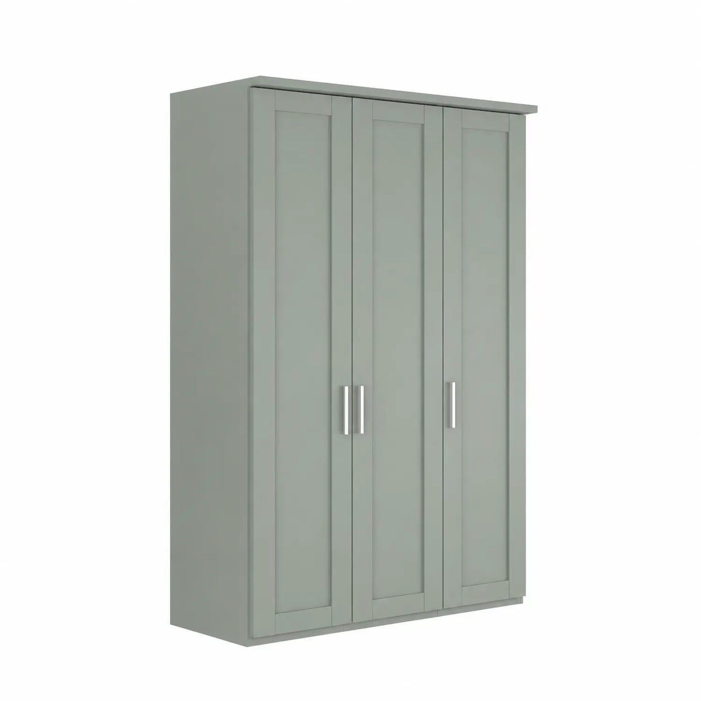 Wiemann Kempton 150cm Sage Green 3 Door wardrobe with Cornice 