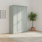 Shop the Wiemann Kempton Sage Green 150cm 3 door wardrobe. Available with mirror options, premium German quality and optional assembly service.