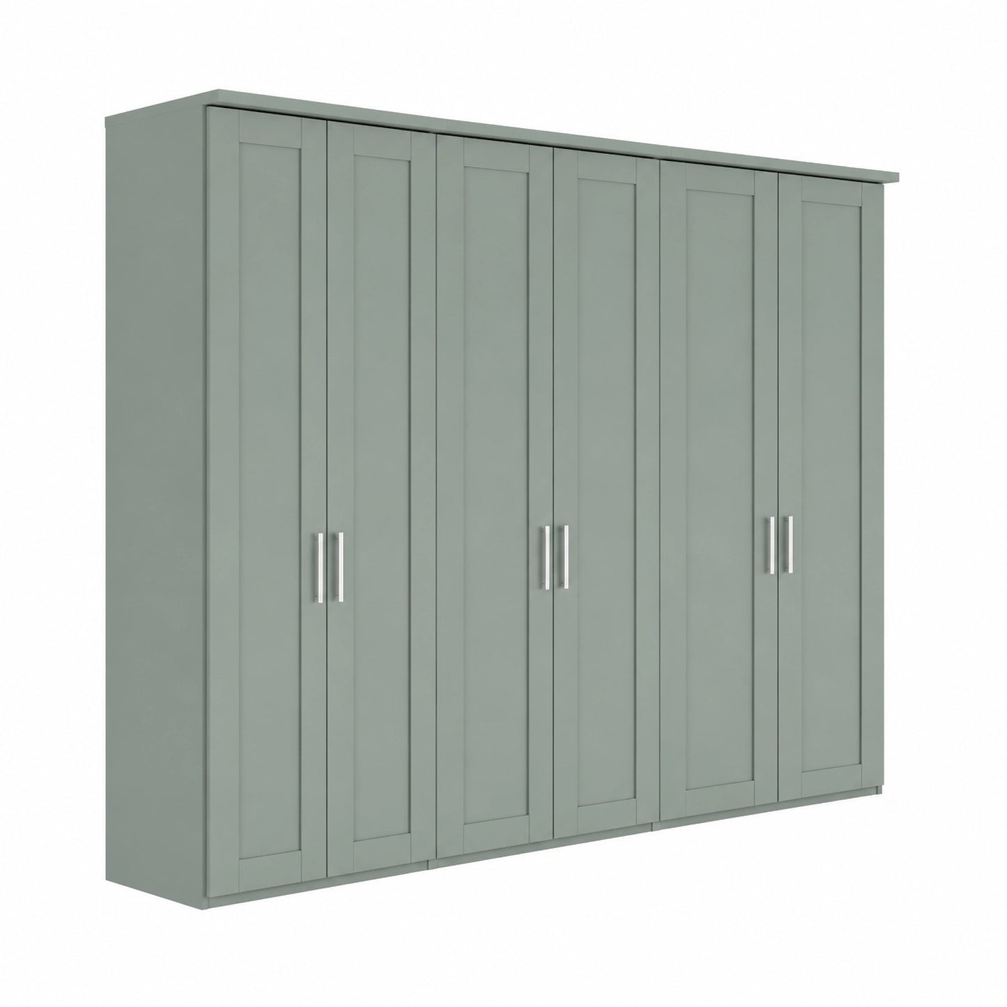 Wiemann Kempton 300cm 6 Door Hinged Wardrobe
