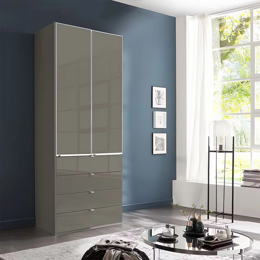 Wiemann Santa 100cm Combi Wardrobe in Havana