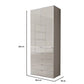 Wiemann Santa 100cm 2 Doors & 4 Drawers Combi Wardrobe in Pebble Grey Dimensions