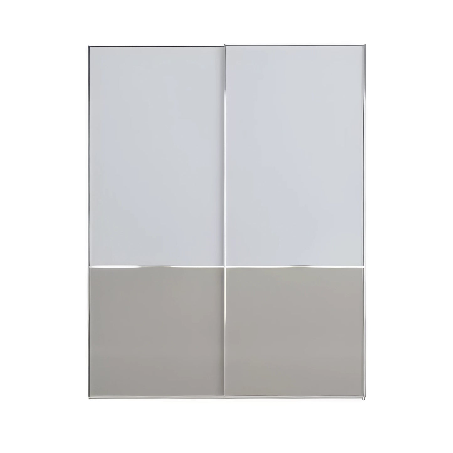 Wiemann Santa wardrobe with chrome cross-trim design